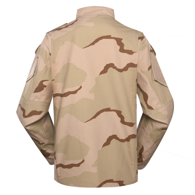 uniforme militar camuflagem de três cores para o deserto