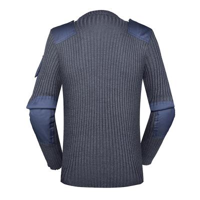 comando militar lã marinho azul pulôver mens suéter
