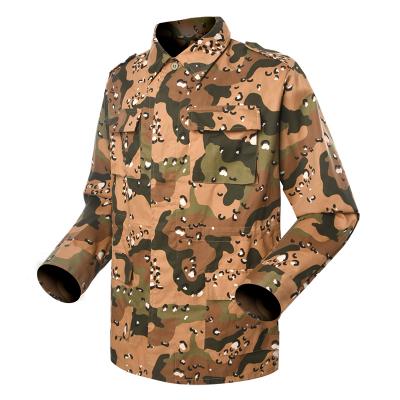 Exército militar tático 65% poliéster 35% algodão camuflagem uniforme BDU