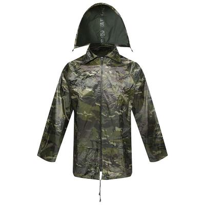 Outdoor military combat split raincoat