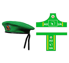 Boina com a insígnia da União Africana