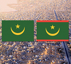 Bandeira nacional da Mauritânia